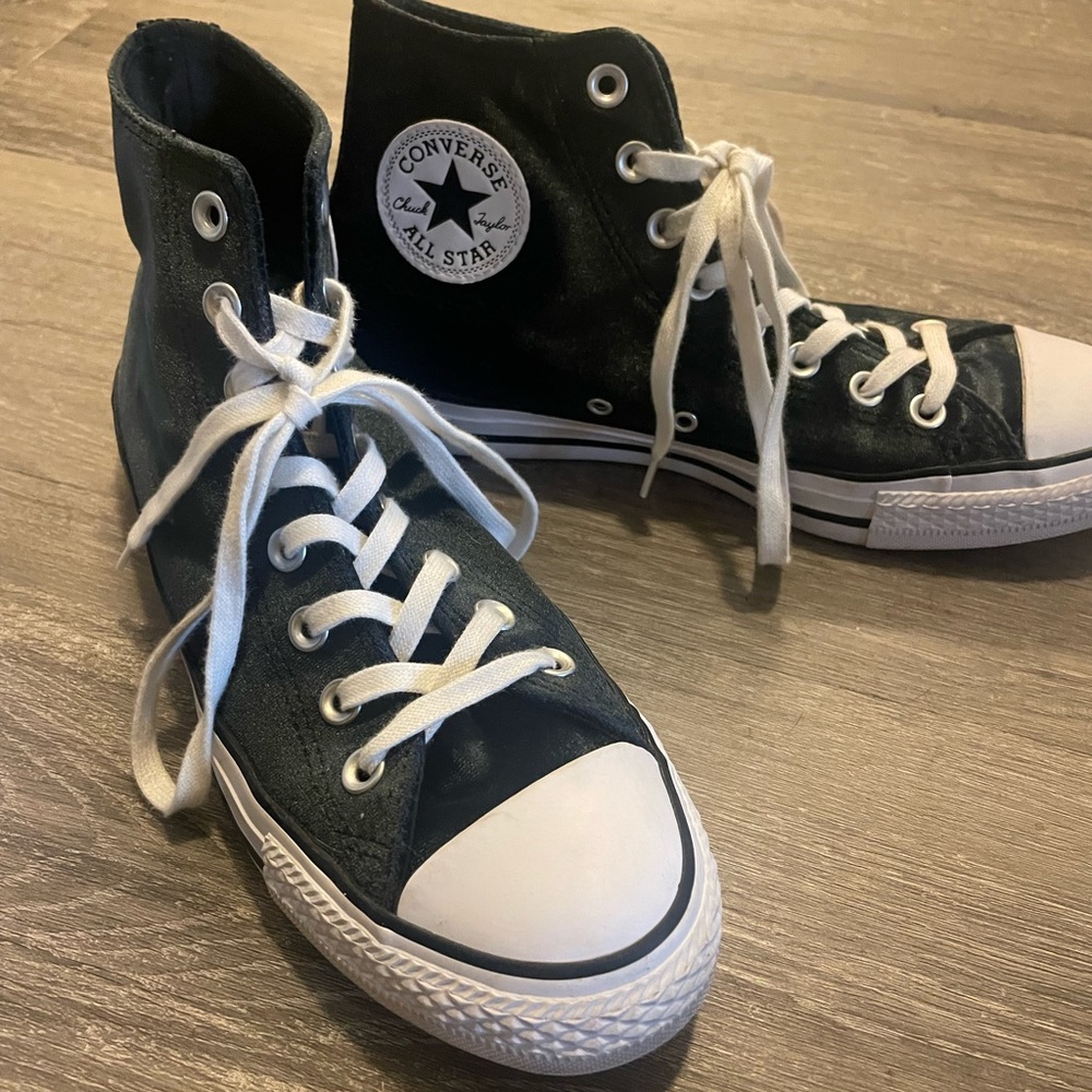 Velvet high top Chucks!